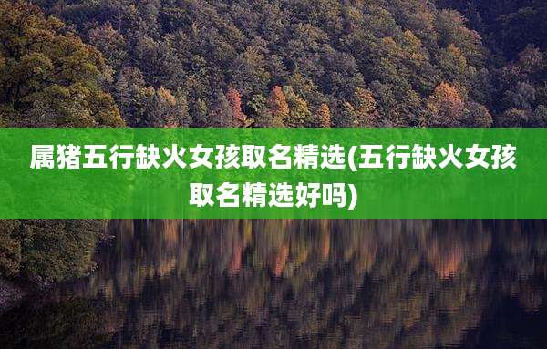 属猪五行缺火女孩取名精选(五行缺火女孩取名精选好吗)