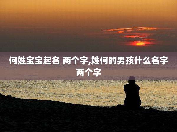 何姓宝宝起名 两个字,姓何的男孩什么名字两个字