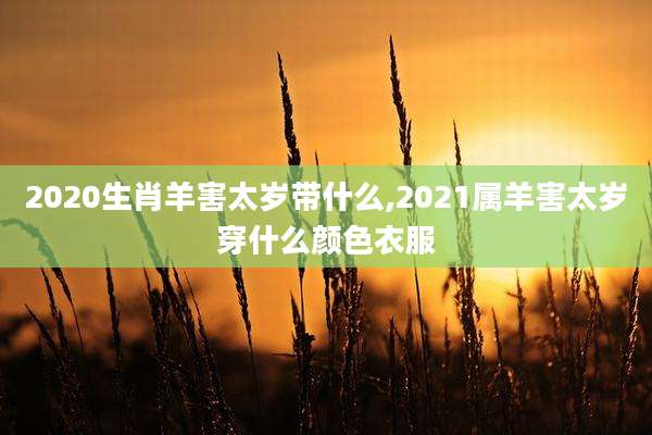 2020生肖羊害太岁带什么,2021属羊害太岁穿什么颜色衣服