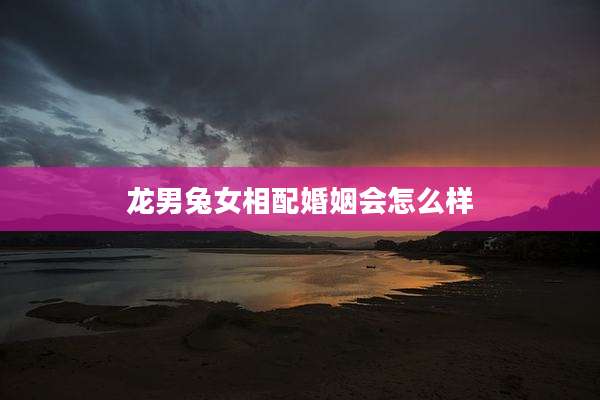 龙男兔女相配婚姻会怎么样