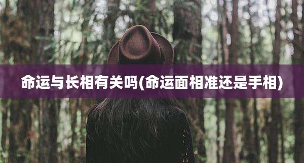 命运与长相有关吗(命运面相准还是手相)