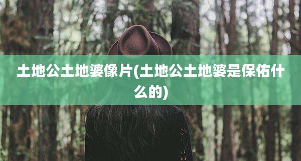 土地公土地婆像片(土地公土地婆是保佑什么的)