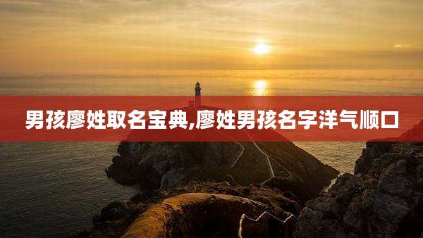 男孩廖姓取名宝典,廖姓男孩名字洋气顺口