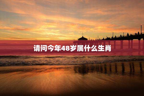 请问今年48岁属什么生肖