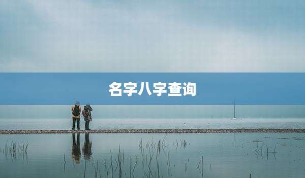 名字八字查询