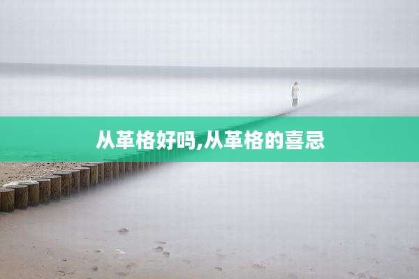 从革格好吗,从革格的喜忌