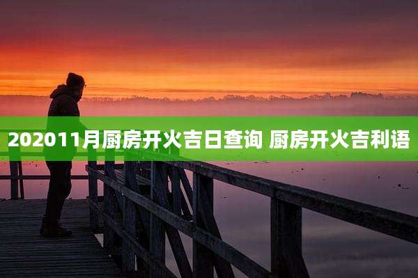 202011月厨房开火吉日查询 厨房开火吉利语