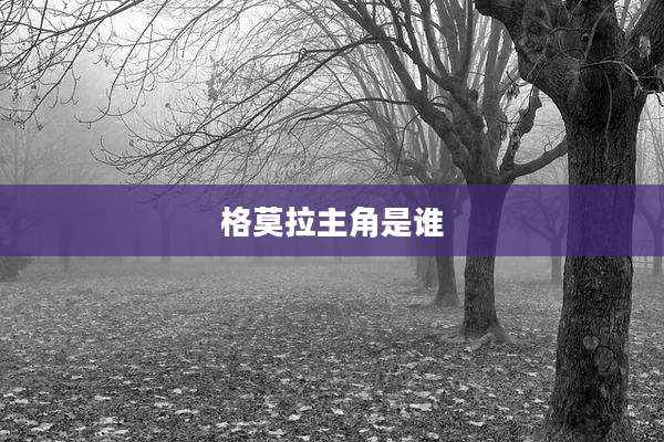 格莫拉主角是谁