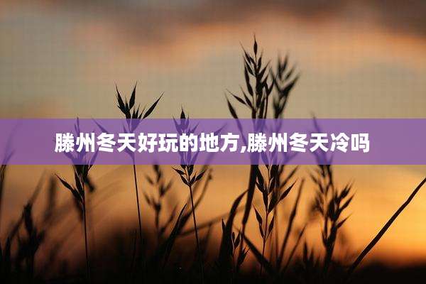 滕州冬天好玩的地方,滕州冬天冷吗