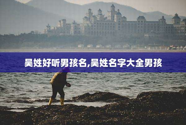 吴姓好听男孩名,吴姓名字大全男孩