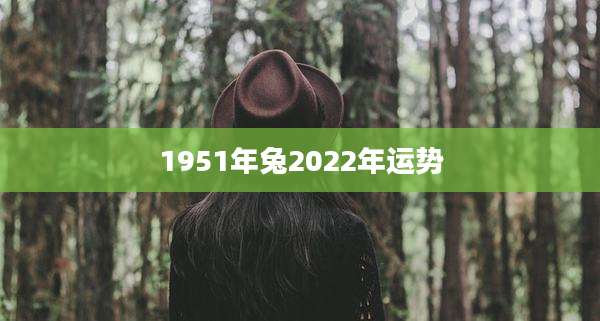 1951年兔2022年运势