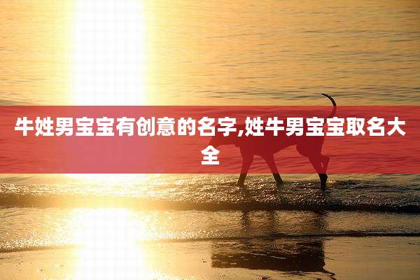 牛姓男宝宝有创意的名字,姓牛男宝宝取名大全