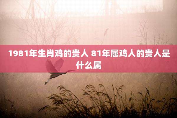 1981年生肖鸡的贵人 81年属鸡人的贵人是什么属