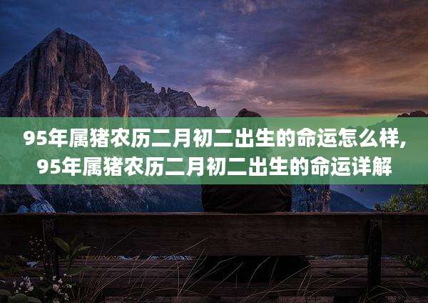 95年属猪农历二月初二出生的命运怎么样,95年属猪农历二月初二出生的命运详解