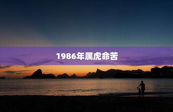 1986年属虎命苦