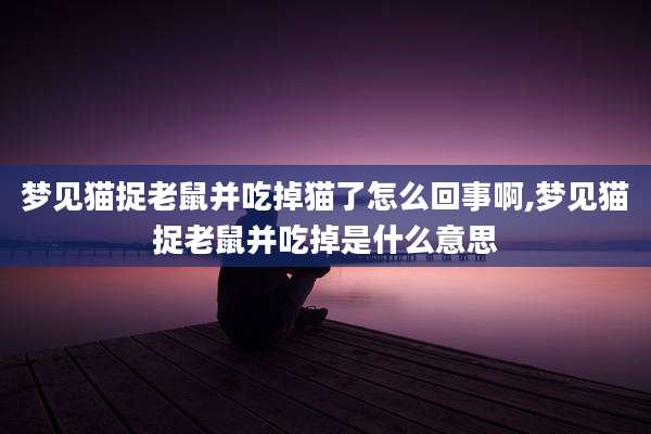 梦见猫捉老鼠并吃掉猫了怎么回事啊,梦见猫捉老鼠并吃掉是什么意思