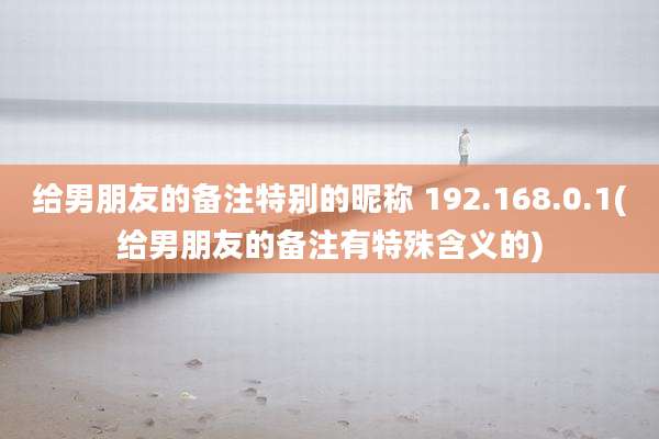 给男朋友的备注特别的昵称 192.168.0.1(给男朋友的备注有特殊含义的)