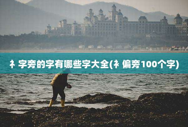 礻字旁的字有哪些字大全(衤偏旁100个字)