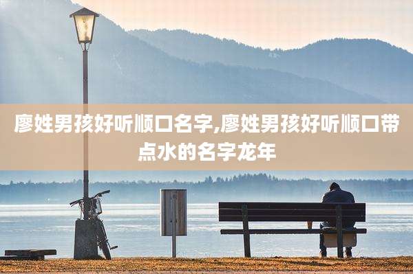 廖姓男孩好听顺口名字,廖姓男孩好听顺口带点水的名字龙年