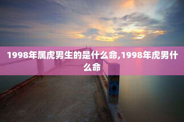 1998年属虎男生的是什么命,1998年虎男什么命