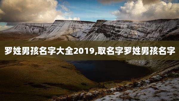罗姓男孩名字大全2019,取名字罗姓男孩名字