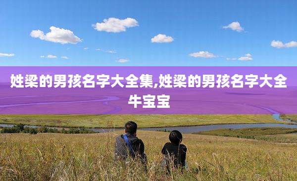 姓梁的男孩名字大全集,姓梁的男孩名字大全牛宝宝