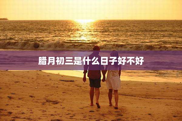 腊月初三是什么日子好不好
