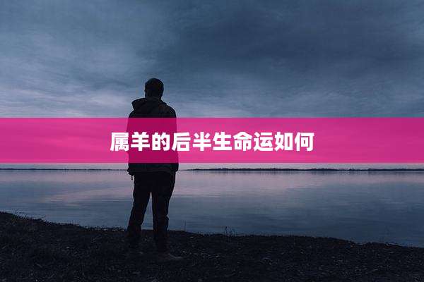 属羊的后半生命运如何