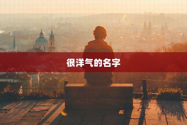 很洋气的名字