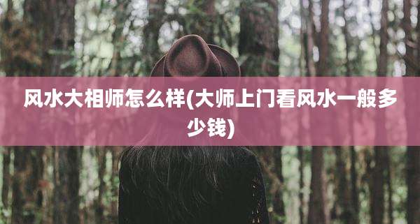 风水大相师怎么样(大师上门看风水一般多少钱)