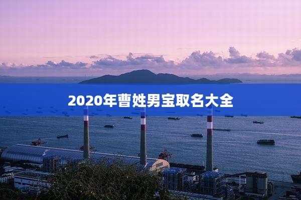 2020年曹姓男宝取名大全