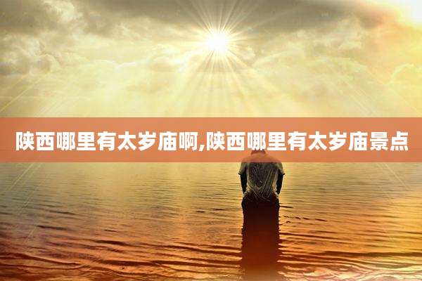 陕西哪里有太岁庙啊,陕西哪里有太岁庙景点