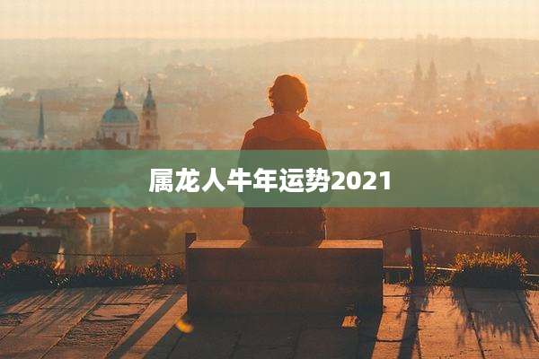 属龙人牛年运势2021