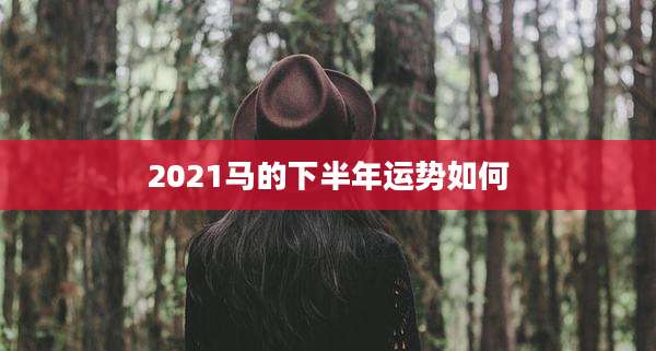 2021马的下半年运势如何