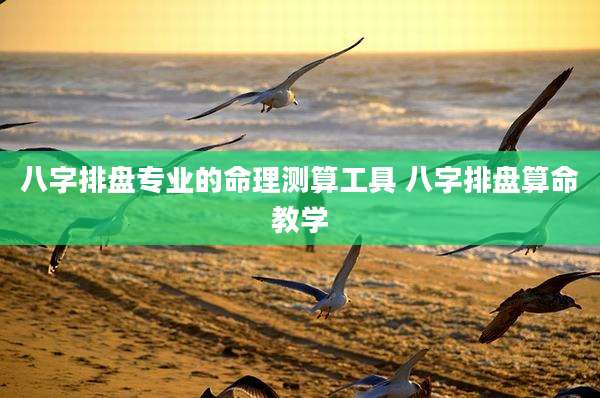 八字排盘专业的命理测算工具 八字排盘算命教学