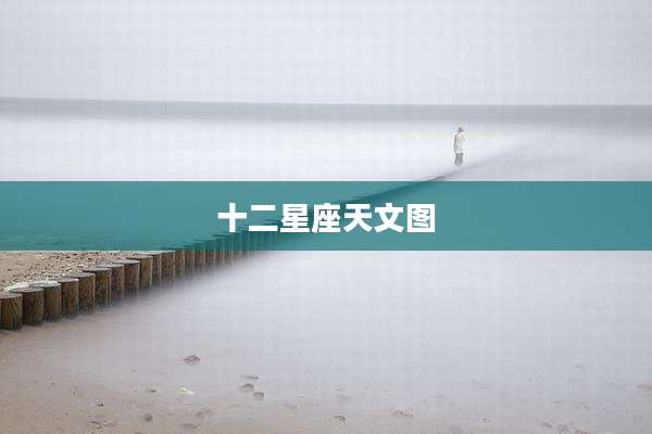 十二星座天文图
