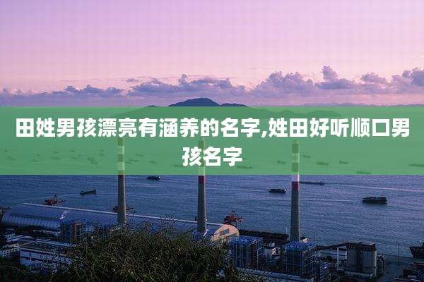 田姓男孩漂亮有涵养的名字,姓田好听顺口男孩名字