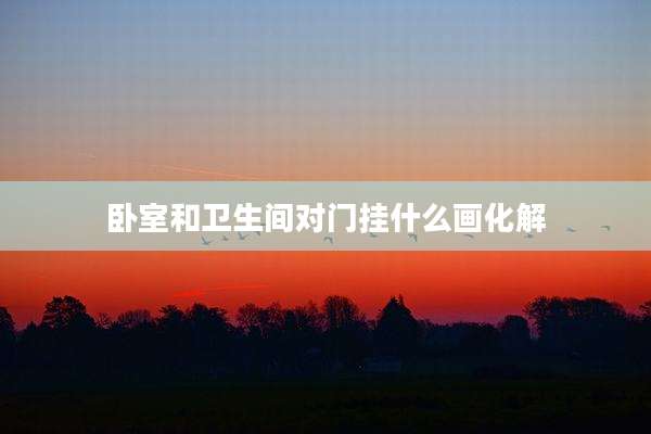卧室和卫生间对门挂什么画化解