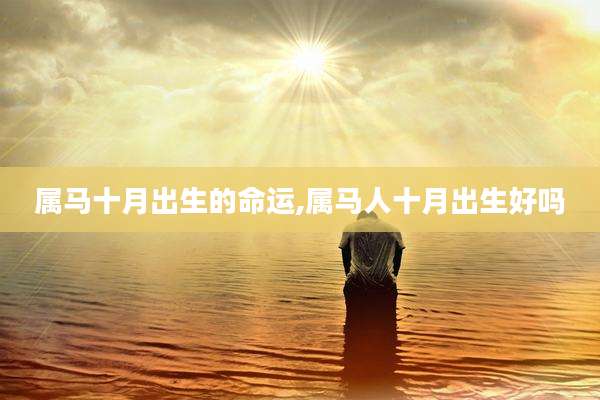 属马十月出生的命运,属马人十月出生好吗