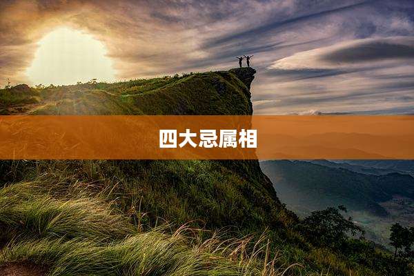 四大忌属相