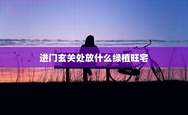 进门玄关处放什么绿植旺宅