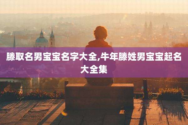 滕取名男宝宝名字大全,牛年滕姓男宝宝起名大全集