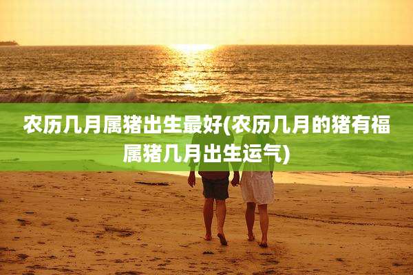 农历几月属猪出生最好(农历几月的猪有福属猪几月出生运气)