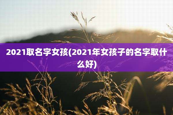 2021取名字女孩(2021年女孩子的名字取什么好)