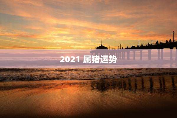 2021 属猪运势