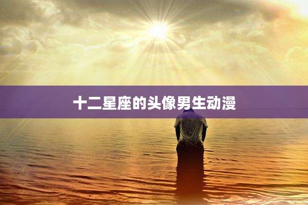 十二星座的头像男生动漫