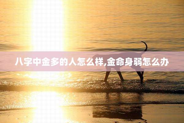 八字中金多的人怎么样,金命身弱怎么办