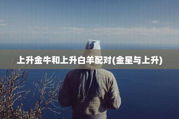 上升金牛和上升白羊配对(金星与上升)