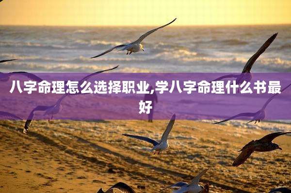 八字命理怎么选择职业,学八字命理什么书最好