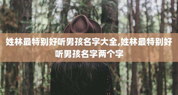 姓林最特别好听男孩名字大全,姓林最特别好听男孩名字两个字